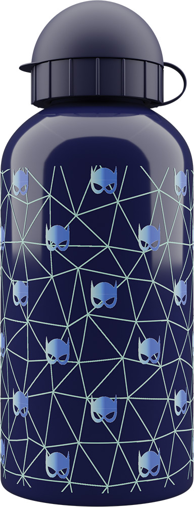 245600-EC Boca za vodu aluminijska Karbon SUPER HERO 500 ml P24
