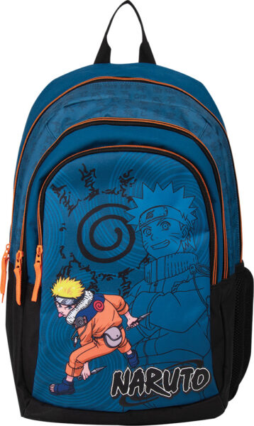 Ruksak 3 zipa Naruto plava Netto