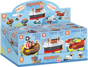 Igra mini kockice brodovi i letjelice na opruzi P6/96