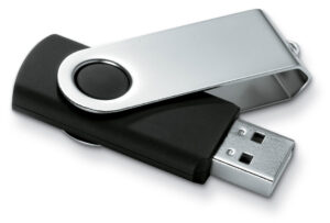 226823-EC Memori stick USB 8GB Twister crni, kartonska kutijica P1/100