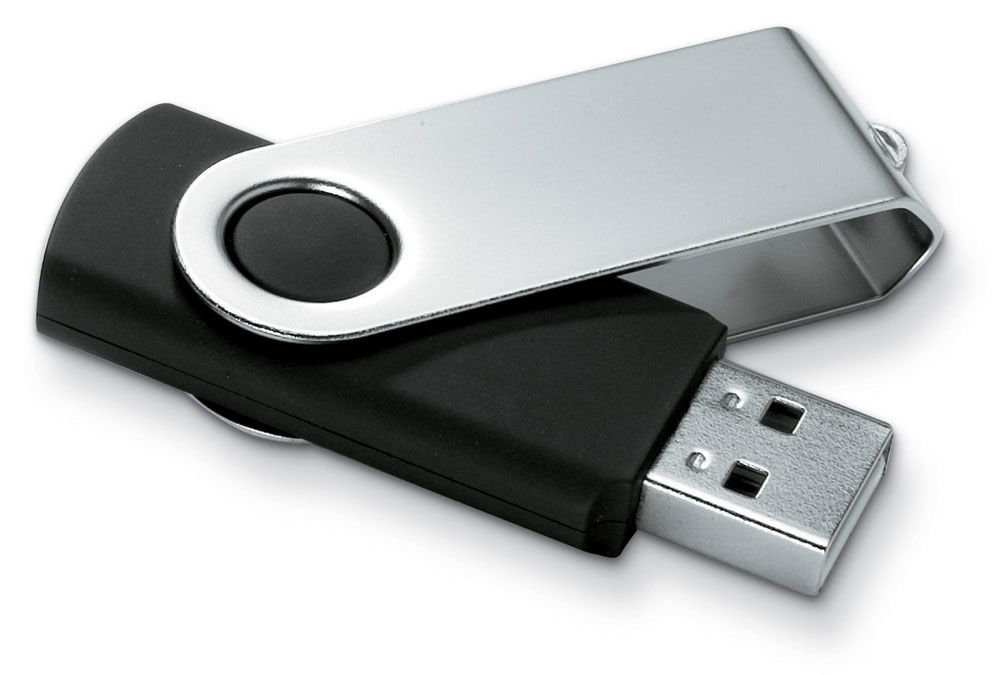 226823-EC Memori stick USB 8GB Twister crni, kartonska kutijica P1/100