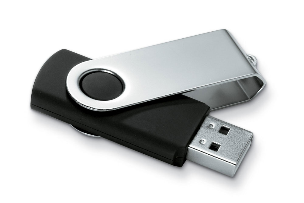229400-EC Memori stick USB 4GB Twister crni, kartonska kutijica P1/100