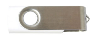 229719-EC Memori stick USB 8GB Twister bijeli, kartonska kutijica P1/100