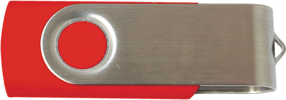 231190-EC Memori stick USB 4GB Twister crveni, kartonska kutijica P1/100