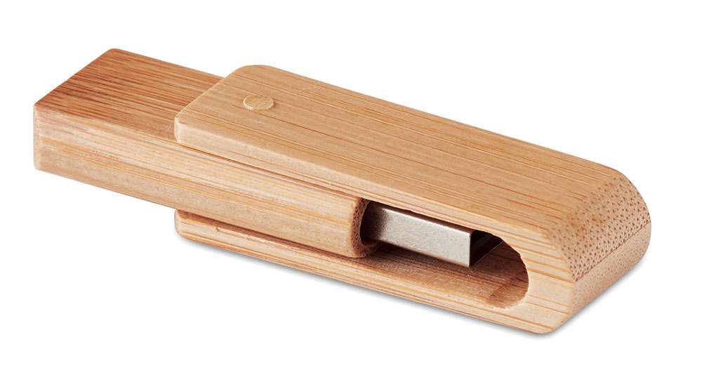 239169-EC Memori stick USB 16GB Bamboo natural, kart. kutijica P100