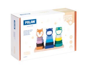 Igra edukativna drvena slagalica MILAN ANIMAL TOWERS//ŽIVOTINJSKI TORANJ P6