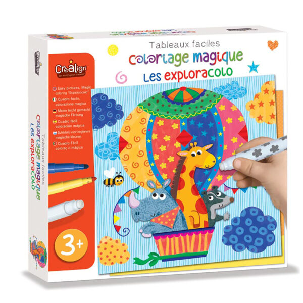 Kreativni set čarobne boje CREALIGN Životinje istraživači P5 NETTO