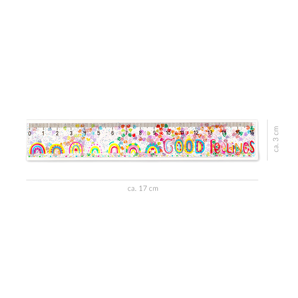 244739-EC Ravnalo 16cm sa šljokicama GOOD FEELINGS P21/756 NETTO