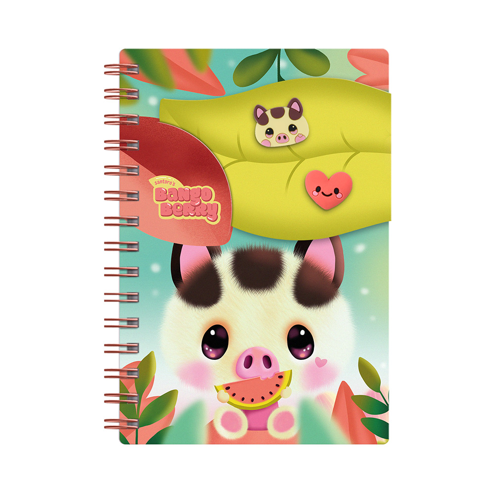 245782-EC Notes spiralni Bangoberry Piggy Pig 200 stranica 15x20.4 P6
