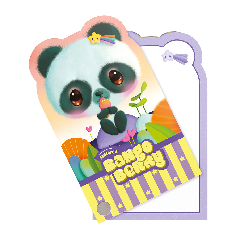 245796-EC Notes za bilješke Bangoberry Pally Panda & Piggy Pig 150 str. 7.4x12.3 sort P16