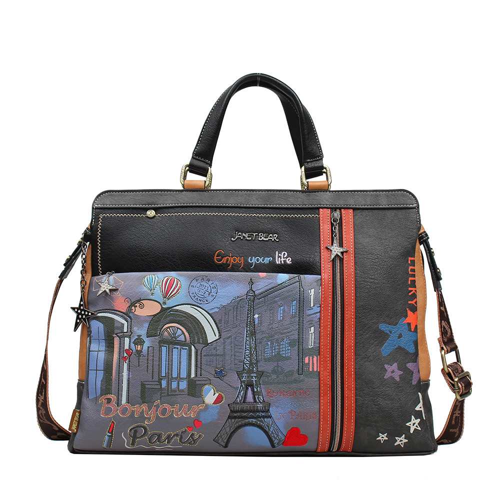 244906-EC Torba fashion poslovna Janet Paris Dream 41x6,5x31 cm J-020A P10