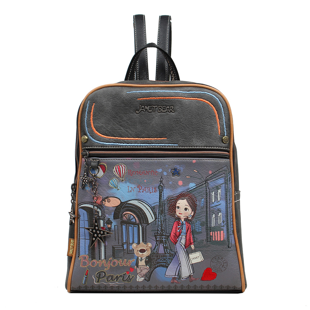 244907-EC Ruksak fashion Janet Paris Dream 26,5x12x31 cm J-021A P12