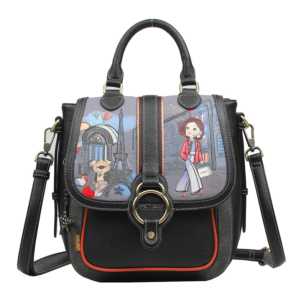 244911-EC Torba/ruksak fashion Janet Paris Dream 24x14x29 cm J-038A P12