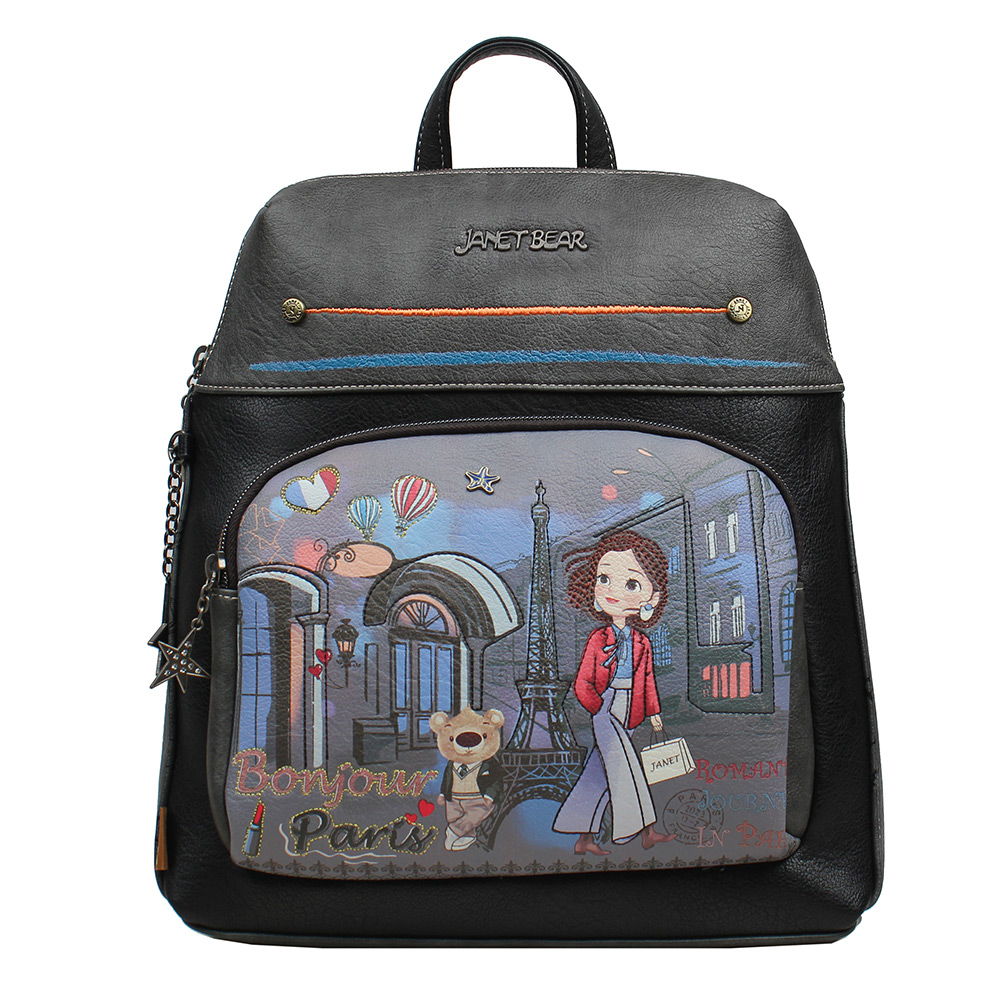 244912-EC Ruksak fashion Janet Paris Dream 29x10x32 cm J-039A P12