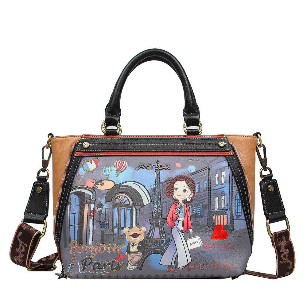 244918-EC Torba fashion Janet Paris Dream 43x14x24 cm J-082 P12