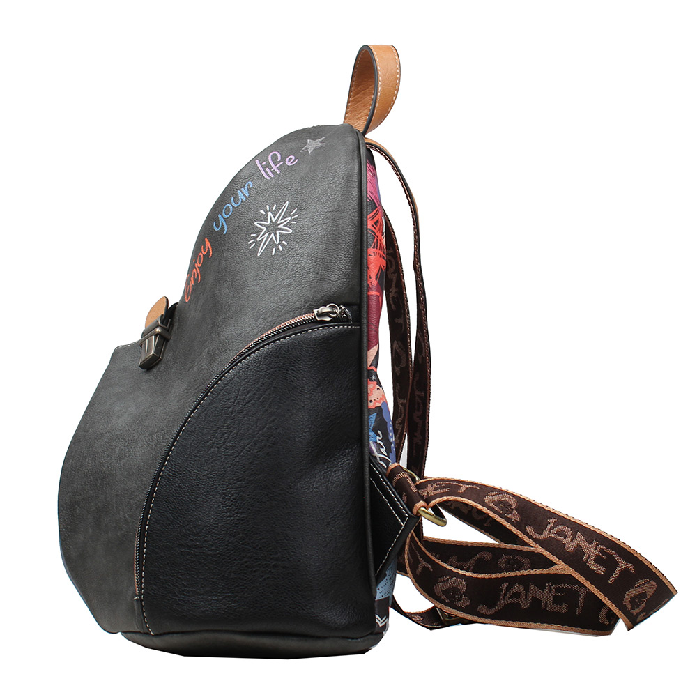 244930-EC Ruksak fashion Janet Paris Dream 26x16x33 cm J-104 P12