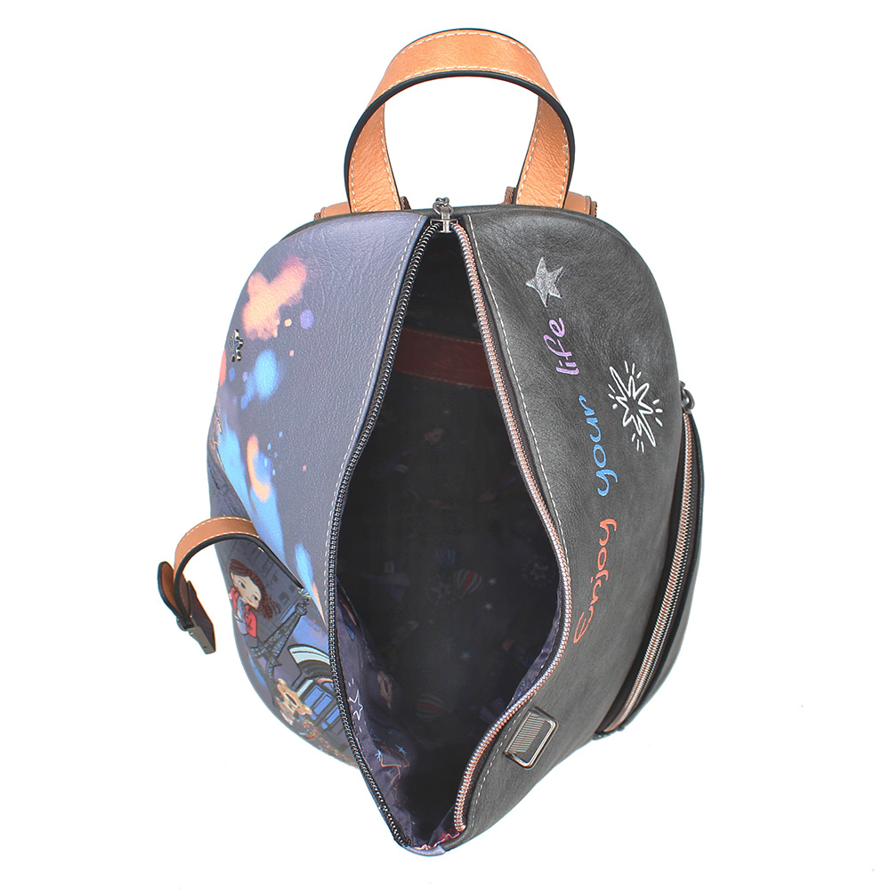 244930-EC Ruksak fashion Janet Paris Dream 26x16x33 cm J-104 P12