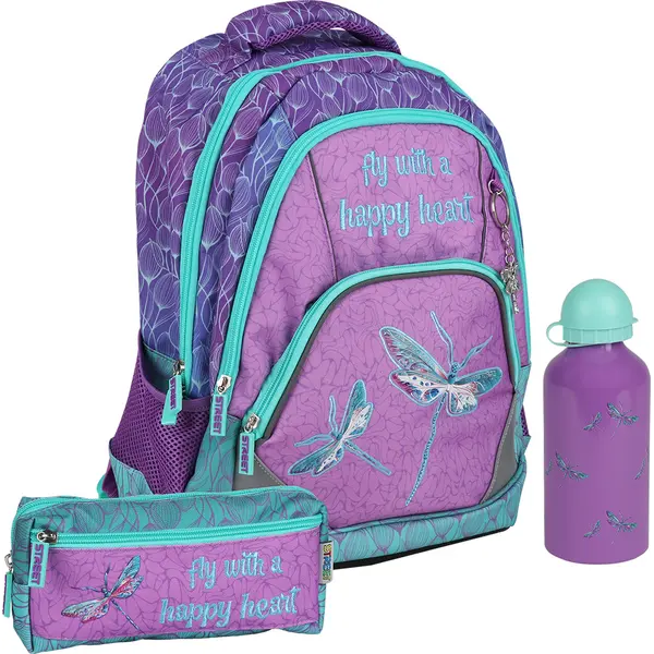 245626-EC Ruksak ergonomski set 3/1 Street DRAGONFLIES