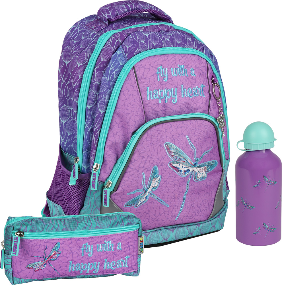 245626-EC Ruksak ergonomski set 3/1 Street DRAGONFLIES