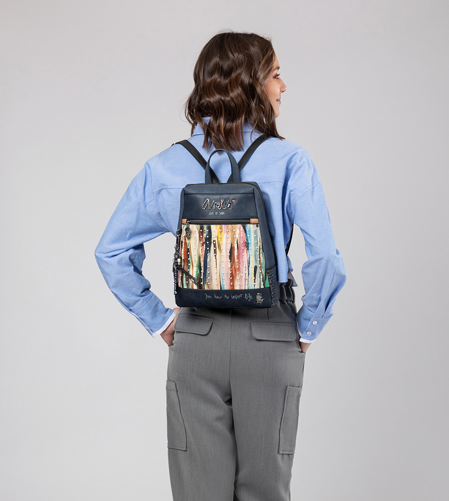 247458-EC Ruksak fashion Anekke STUDIO NAVY 38755-018 26x32x10cm P12 NETTO