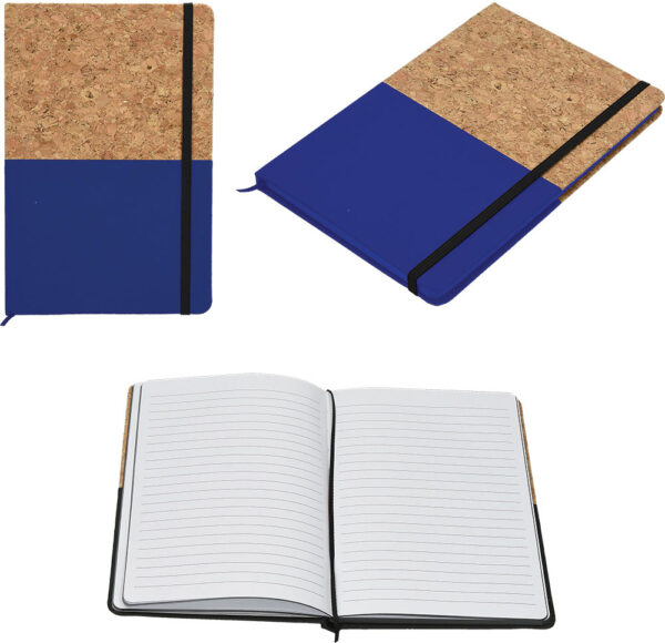 236315-EC Notes Corc Color A5 plavi pluto/PU 96 str. s gumicom, 14x21x1 cm P12/96 NETTO