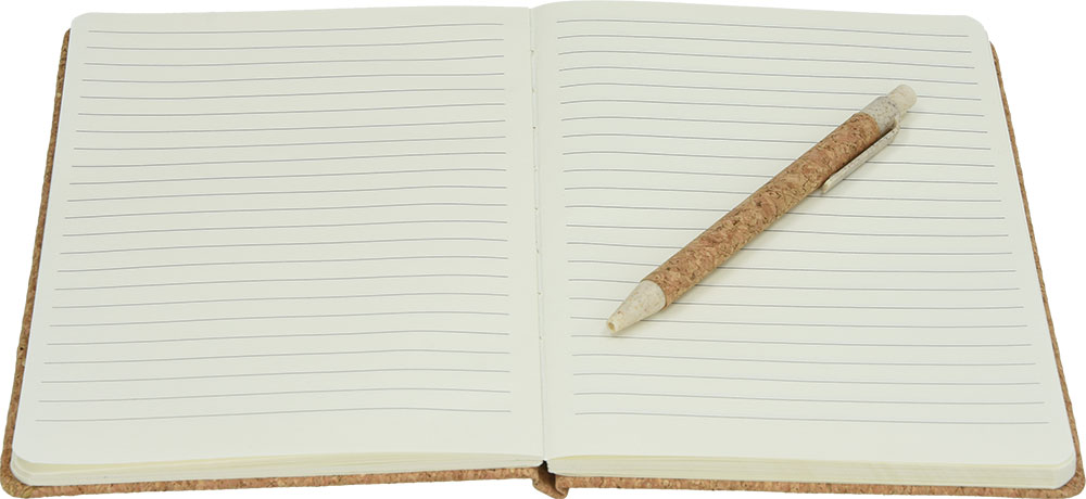 240310-EC Notes Eko Cork i kem. ol. od pluta u natur poklon kutiji 18,2x23,5x2,5cm