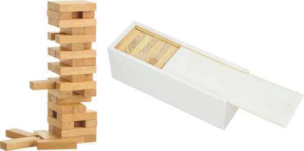 Igra društvena Tower Jenga u drvenoj kutiji 25x8,8x8,2cm