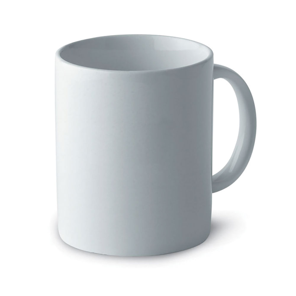 240565-EC Šalica ker.klasična 300ml bijela CLASSIC fi8x9,2 cm, u kutiji P1/24