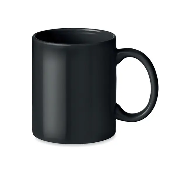 240579-EC Šalica ker.klasična 300ml CLASSIC BLACK  fi 8x9,5 cm, u kutiji P1/40