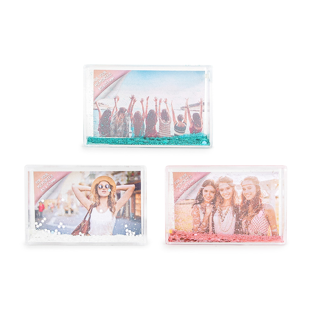 241235-EC Okvir s gliterima FESTIVAL FEELINGS sort P12/48 Netto