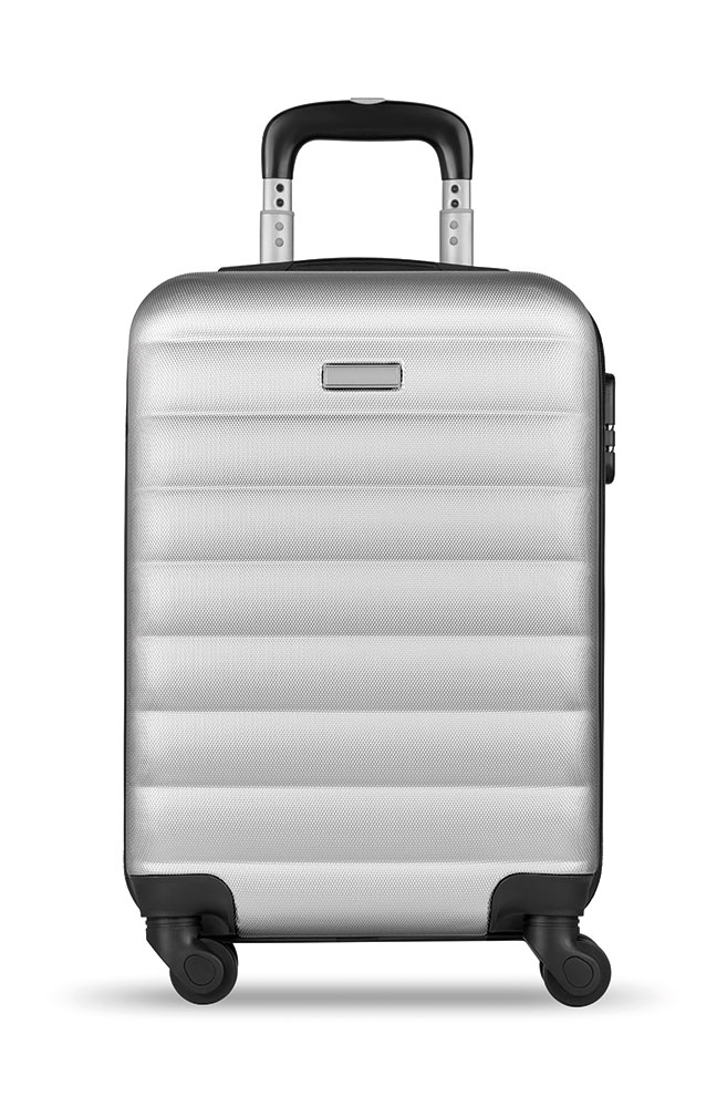 242075-EC Kofer putni na kotačima Budapest ABS srebrni mat 34x20x47cm