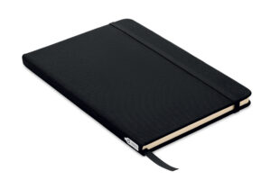242251-EC Notes NOTE RPET A5 600D crni 80 listova s crtama 21x14x1,3 cm