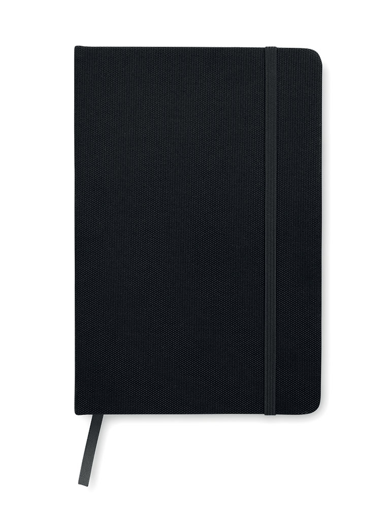 242251-EC Notes NOTE RPET A5 600D crni 80 listova s crtama 21x14x1,3 cm