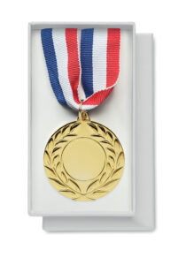 245020-EC Medalja Winner zlatna s trobojnom crveno bijelo plavom trakicom