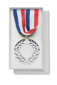 245022-EC Medalja Winner srebrna s trobojnom crveno bijelo plavom trakicom