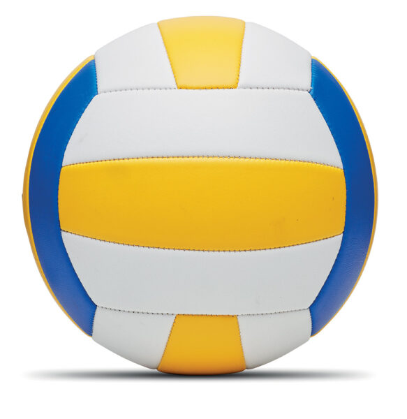 Lopta za odbojku VOLLEY bijelo plavo žuta fi 19cm