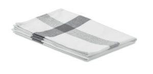 246080-EC Krpa kuhinjska Kitch od reciklirane tkanine RPET 180g 40X65cm bijelo siva