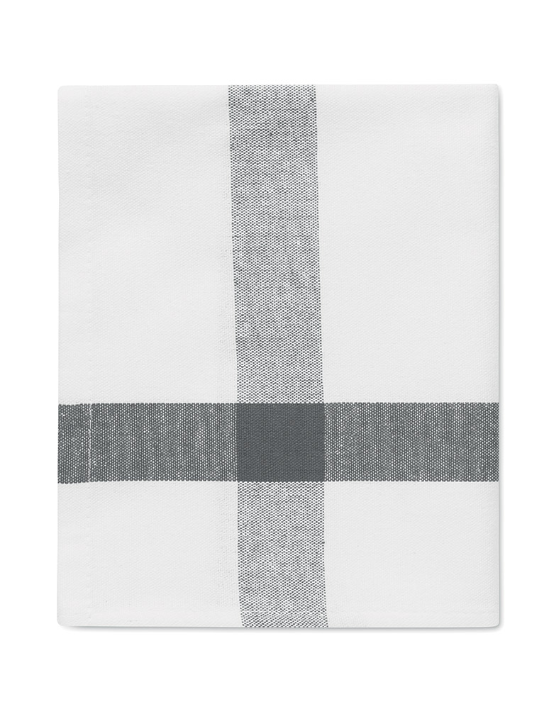 246080-EC Krpa kuhinjska Kitch od reciklirane tkanine RPET 180g 40X65cm bijelo siva