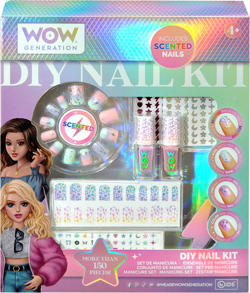 246947-EC Set za manikuru s umjetnim noktima WOW Generation P24