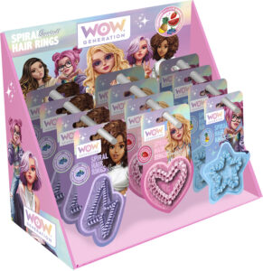 Gumica za kosu mirisna WOW Generation razni oblici u blisteru, sort P24/48