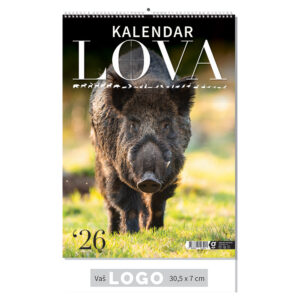 222899-EC Kalendar LOVA 13L 30,5x43+7, spirala P50 OG 2026