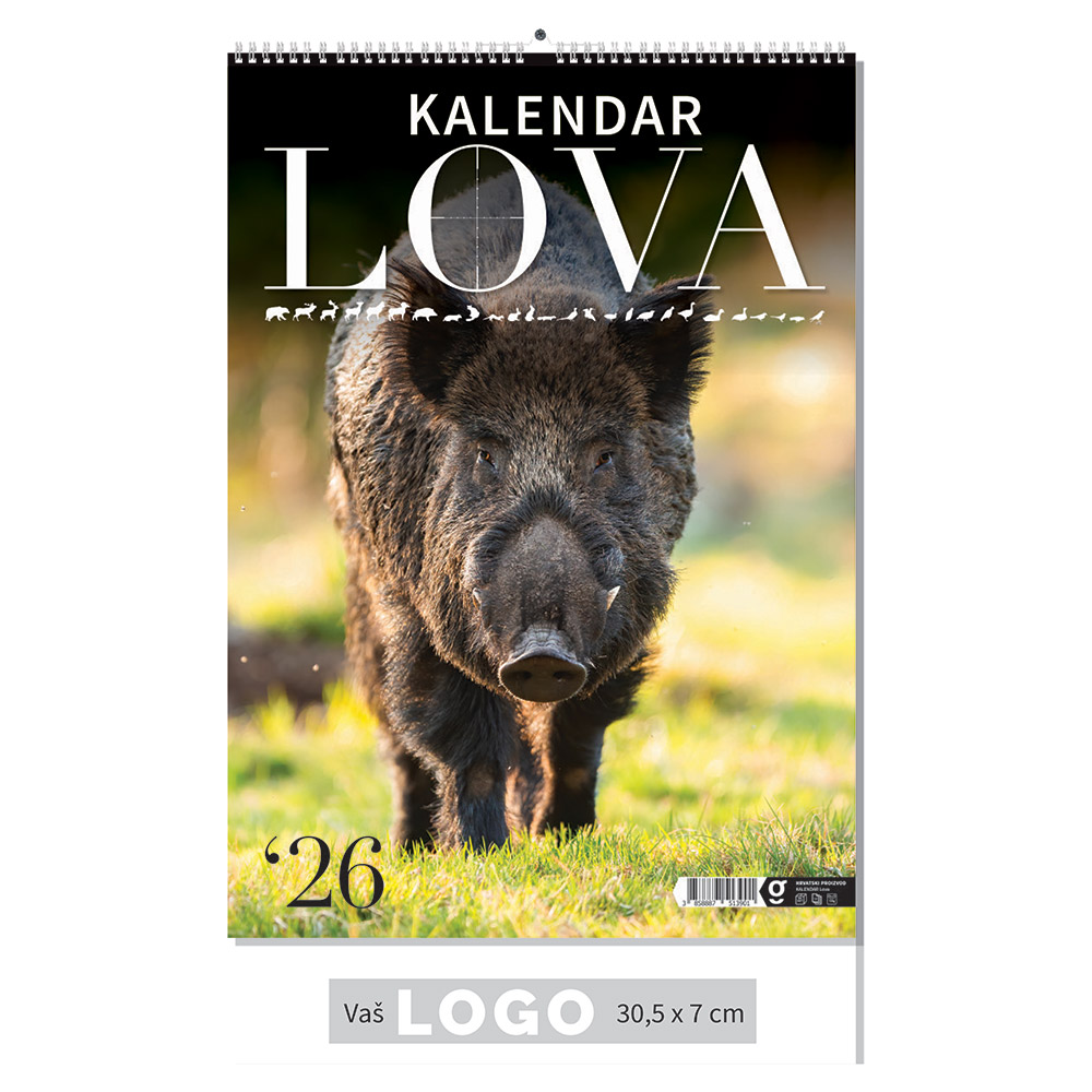 222899-EC Kalendar LOVA 13L 30,5x43+7, spirala P50 OG 2026