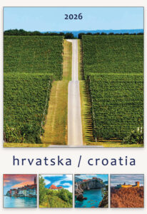 226500-EC Kalendar HRVATSKA CROATIA 13L 33x48+7, spirala P25 KL 2026