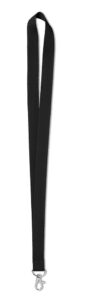230529-EC Traka akreditacijska s met. privjeskom Lany Basic crna, 2x90 cm