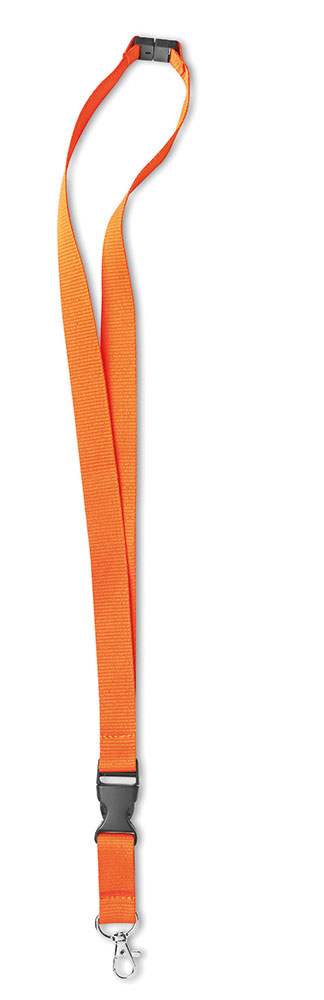 236362-EC Traka akreditacijska s privjeskom i kopčom Lany narančasta 2x89cm P500