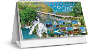 238789-EC Kalendar stolni CROATIA 13L 21x11+3 P100 KL 2026