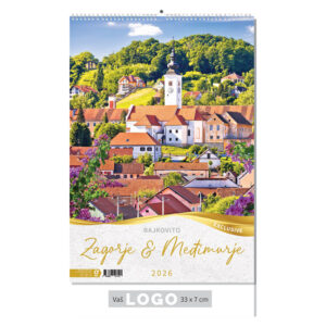 238796-EC Kalendar BAJKOVITO ZAGORJE I MEĐIMURJE 13L 33x48+7, spirala P40 OG 2026