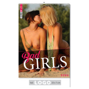 238799-EC Kalendar BAD GIRLS 13L 33x48+7, spirala P40 OG* 2026