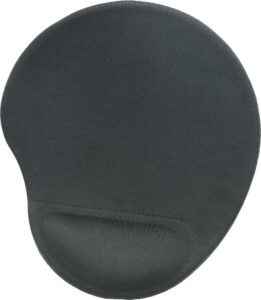 240301-EC Podloga za miša Liver crna s gelom 24x21,5x2,5 cm P80