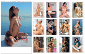 240327-EC Kalendar GIRLS 13L 32x44+6, spirala, s vrećicom P40 TS 2026